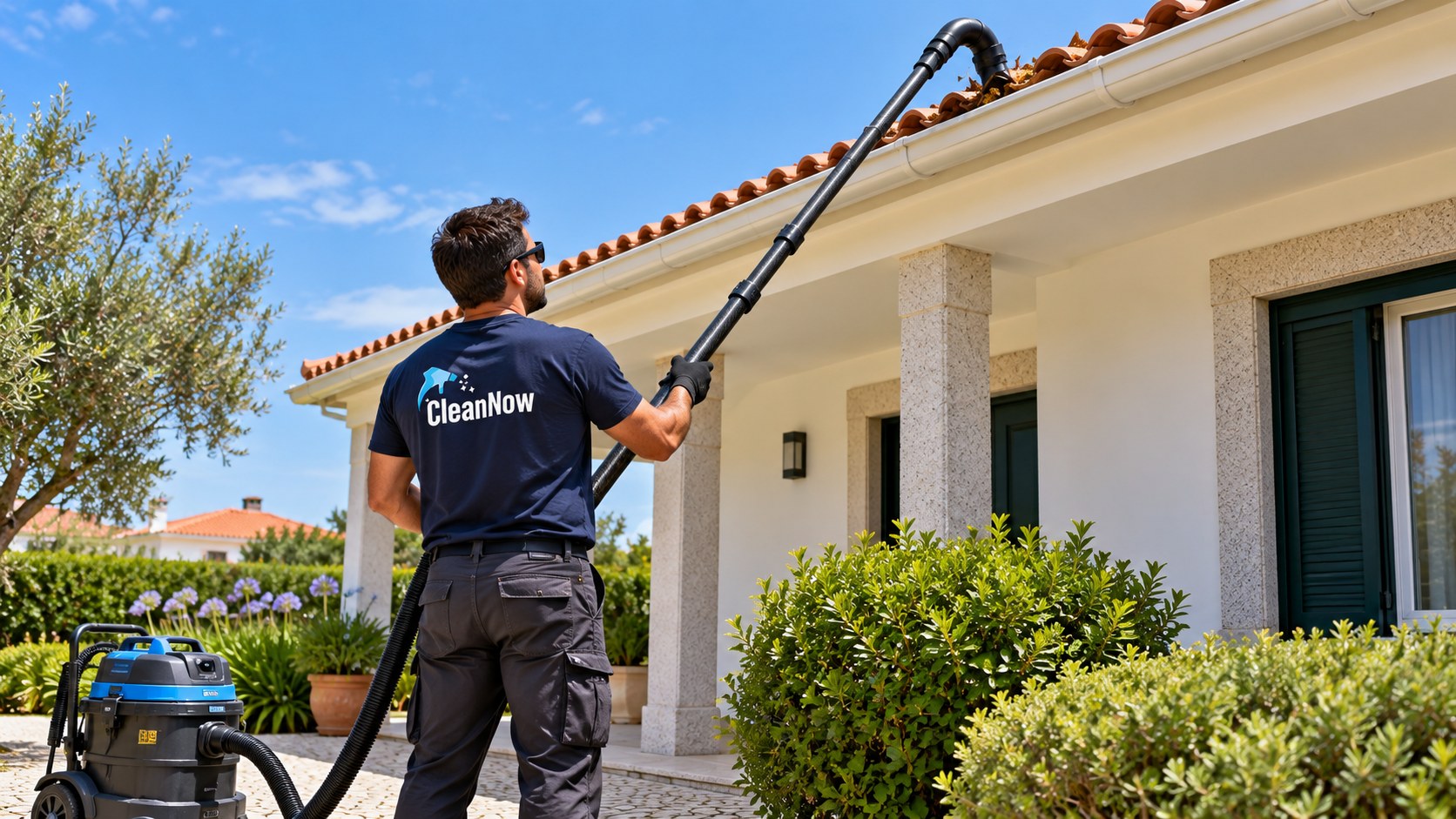 Limpeza de telhados — imagem ilustrativa CleanNow